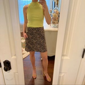 Loft Cheetah Print Skirt Size 6